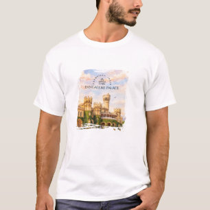T-shirt Bangalore Palais Inde Aquarelle Mémoire de Voyage