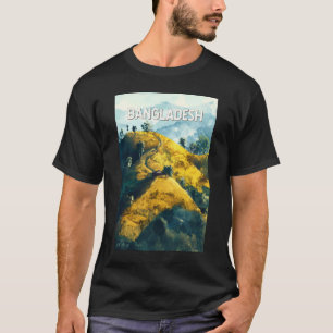 T-shirt Bangladesh Illustration Voyage Art Vintage