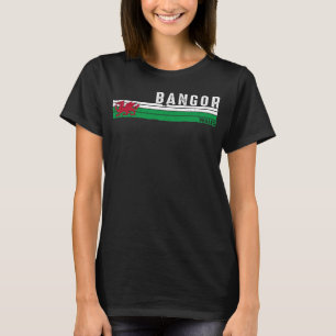T-shirt Bangor Pays de Galles Patrimoine Côtier Charme Sou