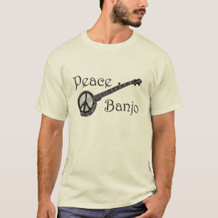 T-shirt Banjo avec le signe de paix