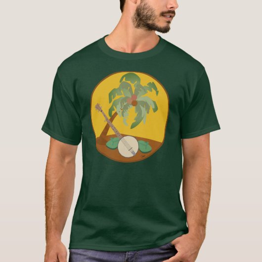 T-shirt Banjo dans le paradis (Devant)
