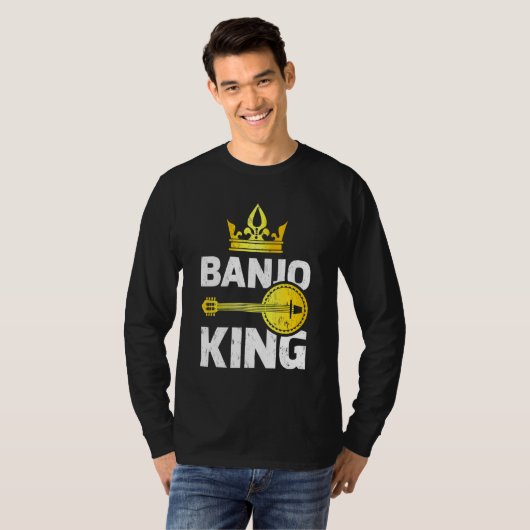 T-shirt Banjo Music Banjo King (Devant entier)