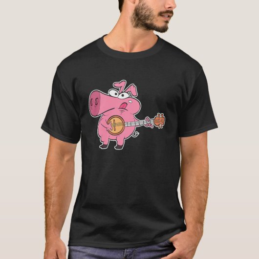 T-shirt Banjo Pig Maestro (Devant)