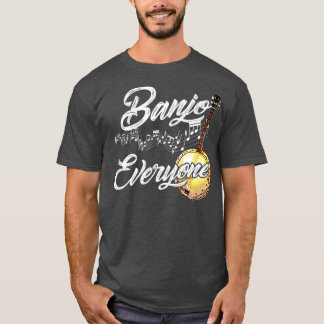 T-shirt Banjo Tout le monde Musique Mélodie