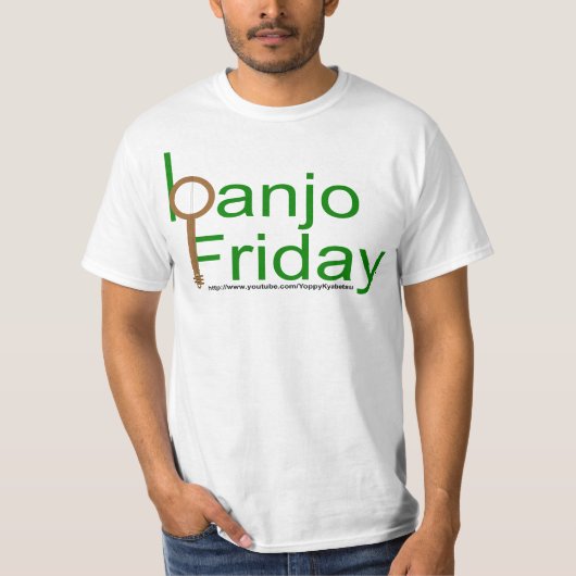 T-shirt banjo vendredi (Devant)