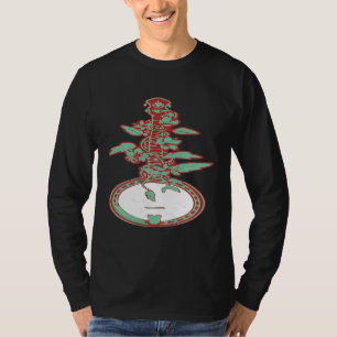 T-shirt Banjo Vines Nature Vintage Graphique