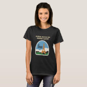 T-shirt Bank dit non, l'humeur dit Paris Eiffel (Devant entier)