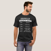 T-shirt Bank on Laughs - Hilarious Bankers Taux horaire Te (Devant entier)