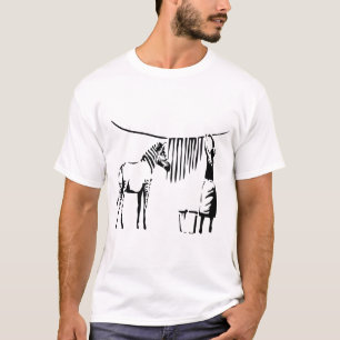 T-shirt Banksy Zebra