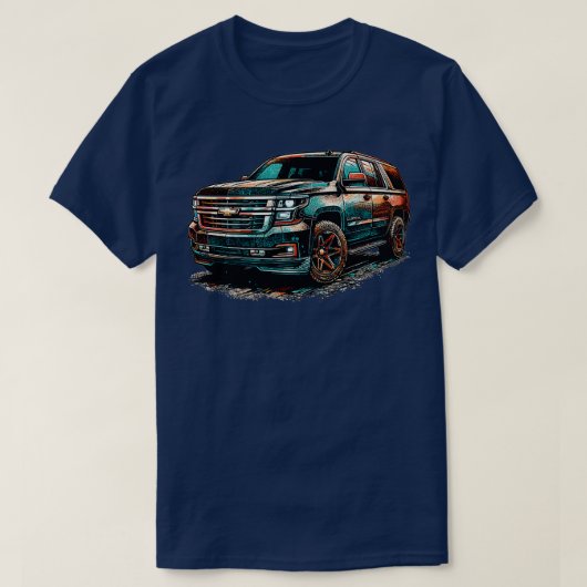 T-shirt Banlieue de Chevrolet 13 (Design devant)