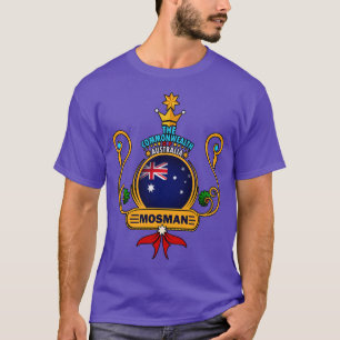 T-shirt Banlieue de Mosman Pride Golden Australian Flag So