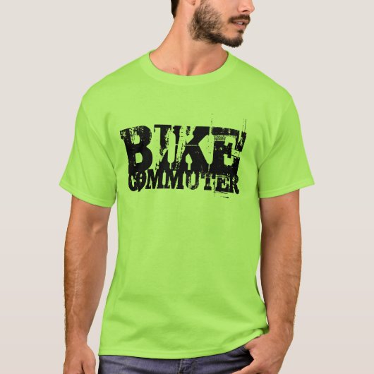 T-shirt banlieusard de vélo (Devant)