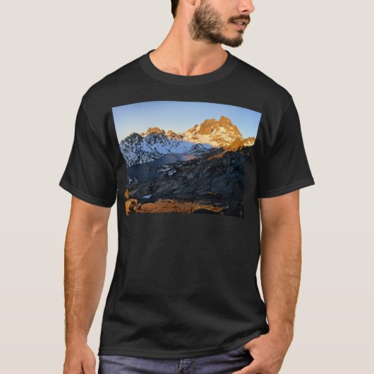 T-shirt Banner Peak Sunrise Garnet Lake - John Muir Trail (Devant)