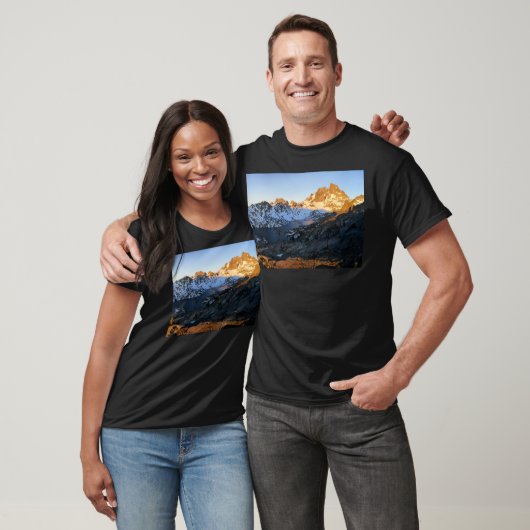 T-shirt Banner Peak Sunrise Garnet Lake - John Muir Trail (Unisexe)
