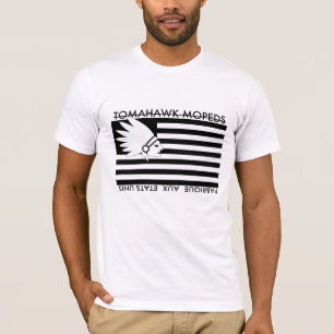 T-shirt Bannière d'Américain de Tomahawk