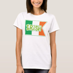 T-shirt Bannière irlandaise de drapeau