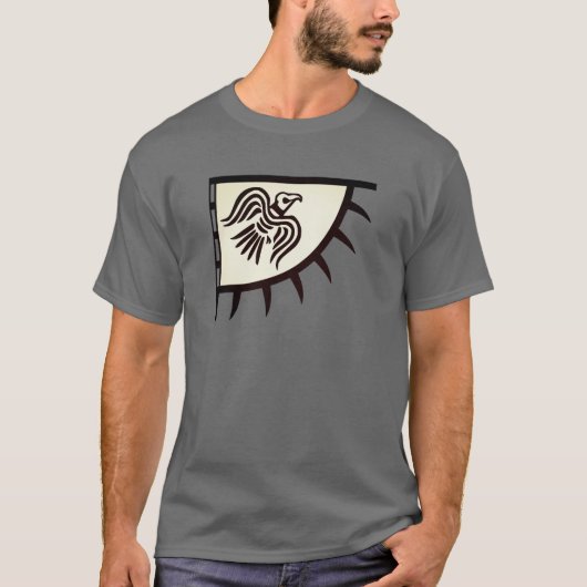 T-shirt Bannière Raven Viking (Devant)
