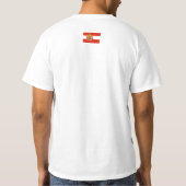 T-shirt Bannière rouge blanc Grand-Duché de Toscane (Dos)