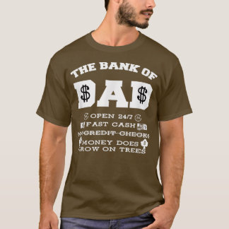 T-shirt BANQUE DE DAD Funny Fête des pères Humour cadeau 