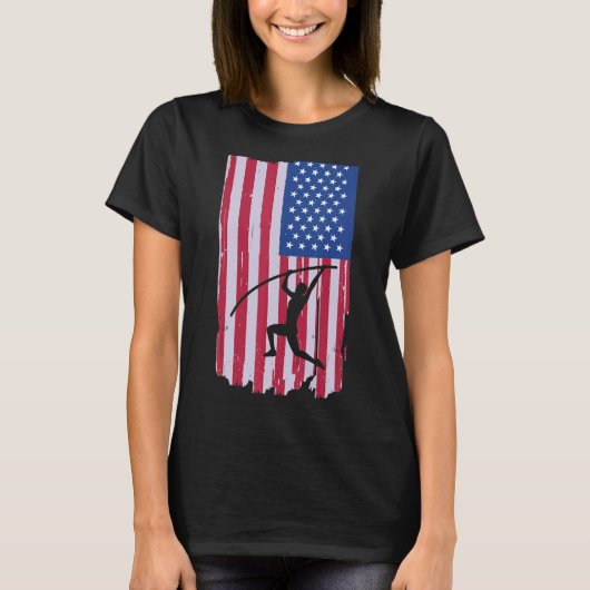 T-shirt Banque de drapeaux américains (Devant)