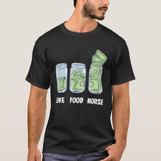 T-shirt Banque de l'argent du cheval (Devant)