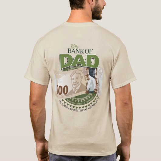 T-shirt Banque de papa (Dos)