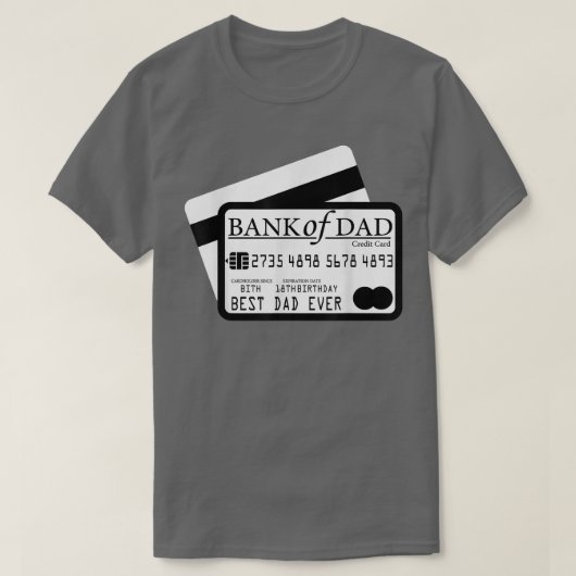 T-shirt Banque de papa (Design devant)