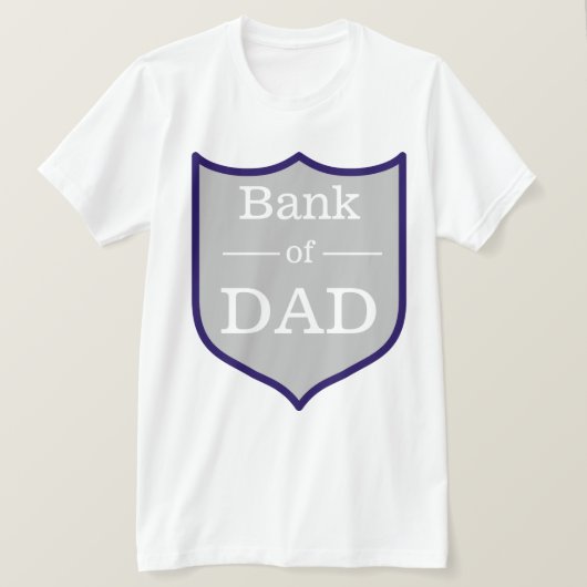 T-shirt Banque de papa (Design devant)