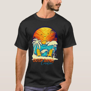 T-shirt Banques extérieures Coucher de soleil Carolina Vac