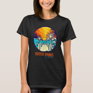 T-shirt Banques extérieures Coucher de soleil correspondan