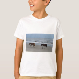 T-shirt Banques externes de chevaux sauvages