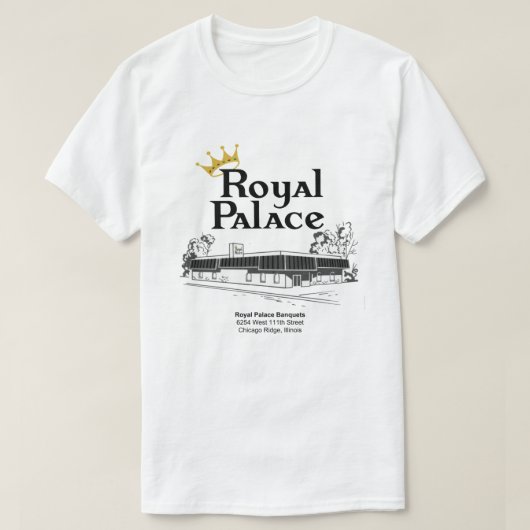 T-shirt Banquets du Palais Royal, Chicago Ridge, IL (Design devant)