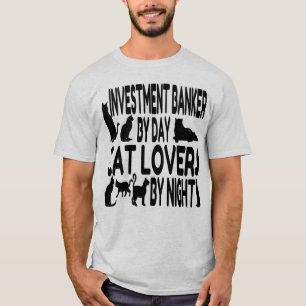 T-shirt Banquier d'investissement Amoureux des chats