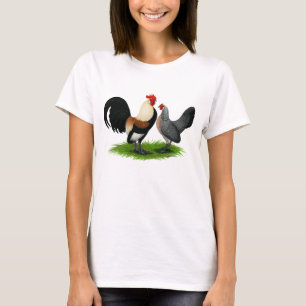 T-shirt Bantams hollandais : Crème légère Brown