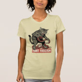 T-shirt Banzai Kat Fight Fascism (Devant)