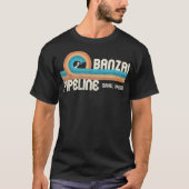 T-shirt Banzai Pipeline 80s Graphic North Shore Hawaii (Devant)