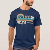 T-shirt Banzai Pipeline 80s Graphic North Shore Hawaii (Devant)