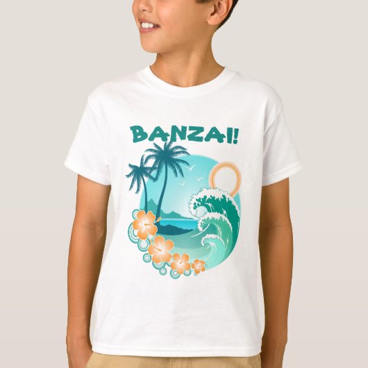 T-shirt Banzai Surf (Devant)