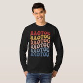 T-shirt Baotou City Groovy Retro (Devant entier)