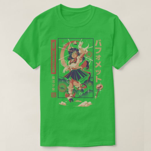 T-shirt Baphomagic Girl (Design devant)