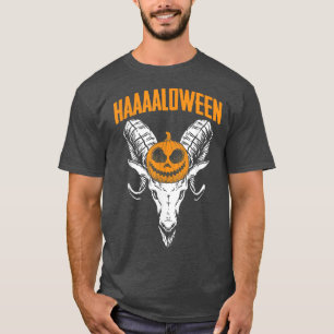 T-shirt Baphomet Lazy Costume d'Halloween Scary Gothic 419