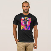 T-shirt Baphomet psychédélique (Devant entier)