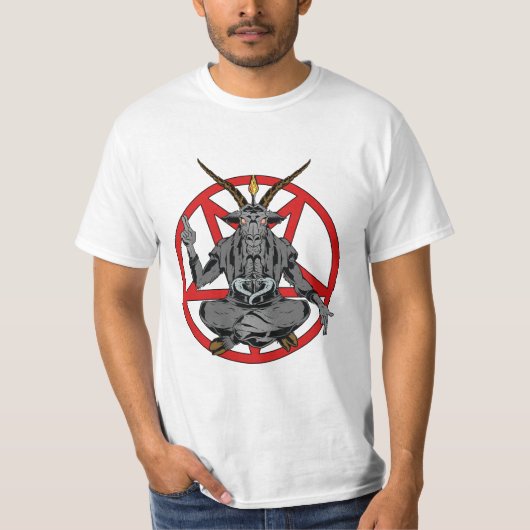T-shirt Baphomet roi de l'enfer (Devant)