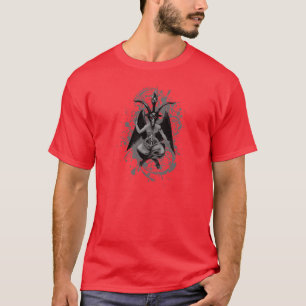 T-shirt Baphomet : un dieu à cornes des sorcières et de