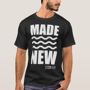 T-shirt Baptême chrétien Adulte Bible chrétienne Verse Fab