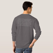 T-SHIRT BAPTÊME NOMMÉ DE L'EAU DE JÉSUS (Dos entier)