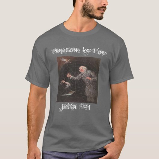 T-shirt Baptême par le feu "menteur " (Devant)