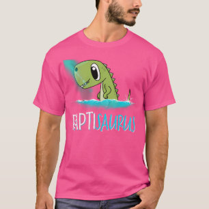 T-shirt Baptisaurus Funny Garçons Enfants Baptême Pour Chr
