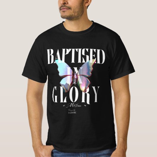 T-shirt Baptised In Glory Men's  (Devant)