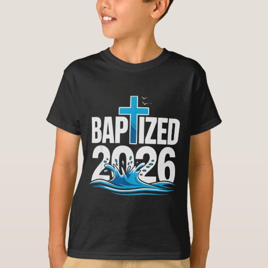 T-shirt Baptized 2026 (Devant)